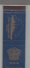 Matchbook cover navy for sale  Raymond