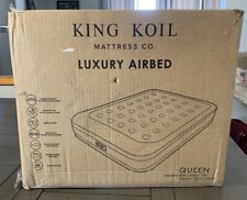 NEW KING KOIL LUXURY QUEEN AIRBED AIR MATRESS BUILT-IN PUMP for sale  Shipping to South Africa