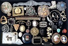 Antique Vtg Estate JEWELRY SALVAGE Repair Repurpose Lot Art Deco Nouveau & Older for sale  Shipping to South Africa