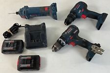 Bosch Bundle 2 Batteries 1.5 & 2 Ah  Hammer Drill Driver / Charger for sale  Shipping to South Africa