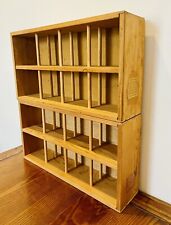 Lot 2 Napa Valley 96 CD Storage Wooden Shelf Rack Organizers  23" x 12" x 5.25", used for sale  Shipping to South Africa