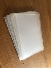 Clear plastic sleeves for sale  ELLESMERE