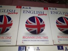book libro+dvd ENGLISH TODAY 2 beginner level two corso di inglese IL GIORNALE  usato  Lucca