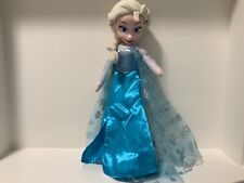 Disney Princesa Frozen Elsa 14"" Peluche/Muñeca de Peluche con Cara de Vinilo segunda mano  Embacar hacia Argentina