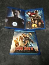Marvel Iron Man 1 2 3 Trilogy Blu-ray Lote de 3 MARVEL comprar usado  Enviando para Brazil