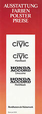 Honda preisliste farben gebraucht kaufen  Gladbeck