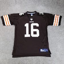 Camiseta Josh Cribbs Cleveland Browns Reebok On Field #16 NFL marrom GG comprar usado  Enviando para Brazil
