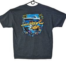 Camiseta Sea Ray Sundancer barco manga curta tamanho XXL hanes sem etiqueta comprar usado  Enviando para Brazil