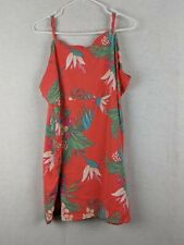 Vestido Wild Fable Feminino Tropical Luau Birds Of Paradise Laranja Plus Size 4X comprar usado  Enviando para Brazil