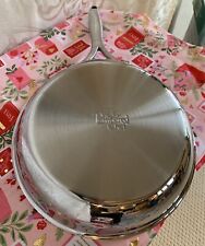 💕 Pampered Chef  🧨  10 “ Stainless💥 Steel Skillet Saute Stir Fry Omelet Pan for sale  Shipping to South Africa