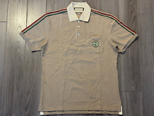 Camisa polo Gucci algodão stretch piquet bege tamanho M comprar usado  Enviando para Brazil