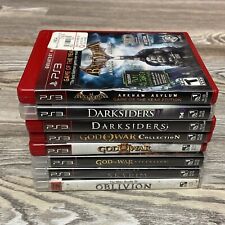 PS3 8 Game Lot: Batman God Of War Darksiders Skyrim Oblivion for sale  Shipping to South Africa