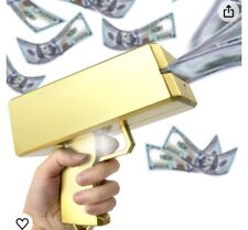 Cash Cannon Money Gun Bills Shooter Beach Party April Fool Game Gold Works for sale  Shipping to South Africa