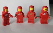 Vintage Lego Space Man Red Mini figures X4  Bundle With Air Tanks for sale  Shipping to South Africa