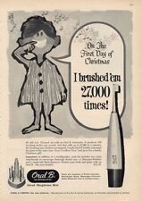 Kit de higiene oral 1964 Oral B PRINT AD escova de dentes , usado comprar usado  Enviando para Brazil