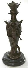 Estátua vaso de bronze ninfa sexy figura por Cheret escultura elenco quente estatueta venda comprar usado  Enviando para Brazil