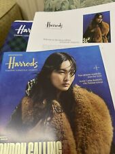 Harrods magazine new for sale  HARROW