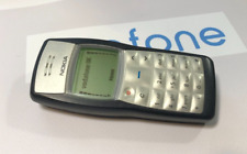 Używany, Telefon komórkowy Nokia 1100, srebrno-czarny, łatwy w użyciu, wyprodukowany w Niemczech, dobry oryginał na sprzedaż  Wysyłka do Poland