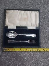 silver christening spoon for sale  DEVIZES