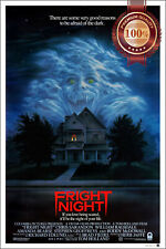 FRIGHT NIGHT 1985 80s ORIGINAL OFFICIAL CINEMA FILM MOVIE PRINT PREMIUM POSTER, używany na sprzedaż  Wysyłka do Poland