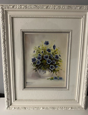 Blue flowers vase for sale  Killingworth