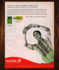 PSP Sandisk Memory Stick Pro Duo - anuncio impreso de juego/póster promoción arte 2006 segunda mano  Embacar hacia Argentina