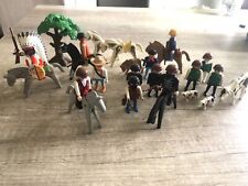 Playmobil cowboy indianer gebraucht kaufen  Buer-Mitte