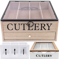 Wooden cutlery holders for sale  Shipping to Ireland