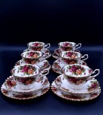 Royal Albert 'Old Country Roses' Avon Shape Tea Trios-Set of 6-Seconds for sale  Shipping to South Africa