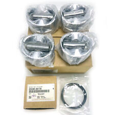 Engine Piston Set w/ Rings for 06-11 Hyundai Accent Kia Rio 2341026501 for sale  Shipping to South Africa