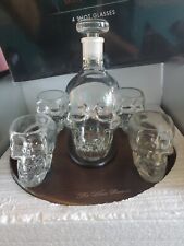 Glass skull decanter for sale  Cartersville