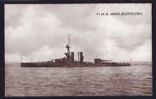 C1910 SEPIA PC HMS MARLBOROUGH 1912-1932 IRON DUKE CL BATTLESHIP  for sale  BISHOP'S STORTFORD