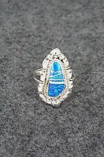Opalite & Sterling Silver Ring - James Manygoats - Size 8 for sale  Shipping to South Africa