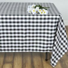 Poplin Gingham Checked Plaid Tablecloth for Picnic/Party/Dinner Special Events for sale  Shipping to South Africa