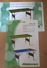 Two DPT Foldaway Snooker / Pool Tables Sales Brochures / Flyers, used for sale  Shipping to South Africa