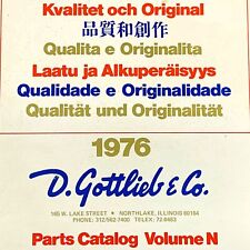 1976 gottlieb parts for sale  Glenside