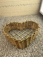 Wicker basket heart for sale  Leighton
