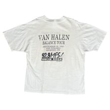 Vintage Van Halen Balance Tour 92,9 Memphis Radio Promo T Shirt - SZ XL comprar usado  Enviando para Brazil