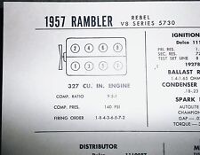 1957 rambler eight for sale  Manchester