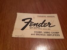 Fender champ vibro for sale  Mohnton