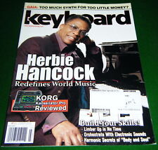 Herbie Hancock, sintetizador Kurzweil PC3, Roland GAIA SH-01 em revista de teclado comprar usado  Enviando para Brazil