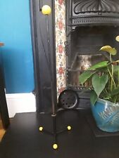 MID CENTURY ATOMIC BLACK & YELLOW FIRE POKER/STAND 1960'S for sale  TUNBRIDGE WELLS