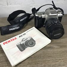 Película Pentax MZ-50 35 mm cuerpo analógico cámara réflex Sigma 28-80 mm lente macro segunda mano  Embacar hacia Argentina