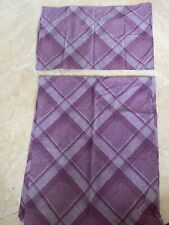 purple tartan bedding for sale  TELFORD