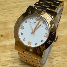 Usado, Relógio de quartzo Marc Jacobs MBM3077 feminino tom de ouro rosa aço analógico nova bateria comprar usado  Enviando para Brazil