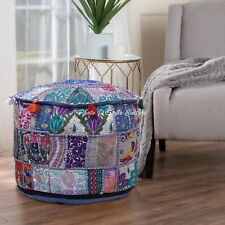 Patchwork pouf ottoman for sale  Shipping to Ireland