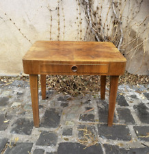 Antique vanity table, 1940's wooden great preserved bedroom make up table for sale  Shipping to South Africa