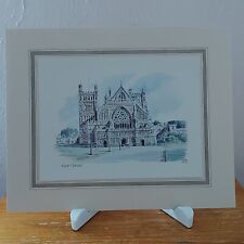 Exeter cathedral print for sale  NOTTINGHAM