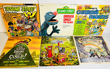Lote de 6 discos de vinil vintage infantil LP - Disney, Sesame Street, MAIS comprar usado  Enviando para Brazil
