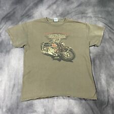 Usado, Camiseta vintage Von Dutch para hombre talla L verde manga corta motocicleta caza antigua segunda mano  Embacar hacia Argentina